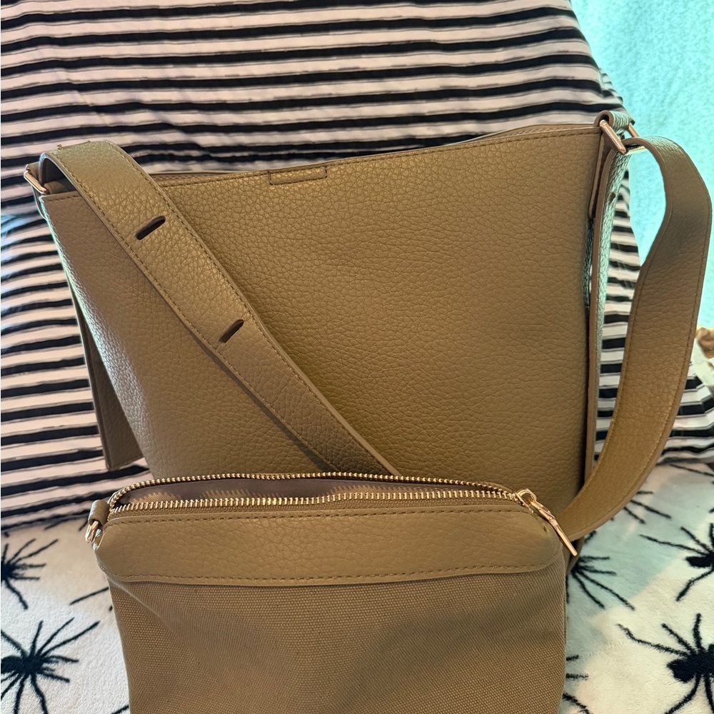 Stylish Tan Women's Bag Set